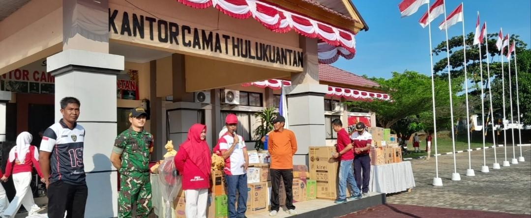 Meriah! Ribuan Warga Hulu Kuantan Gerak Jalan Santai HUT RI Ke-81, Ratusan Doorprize Dibagikan